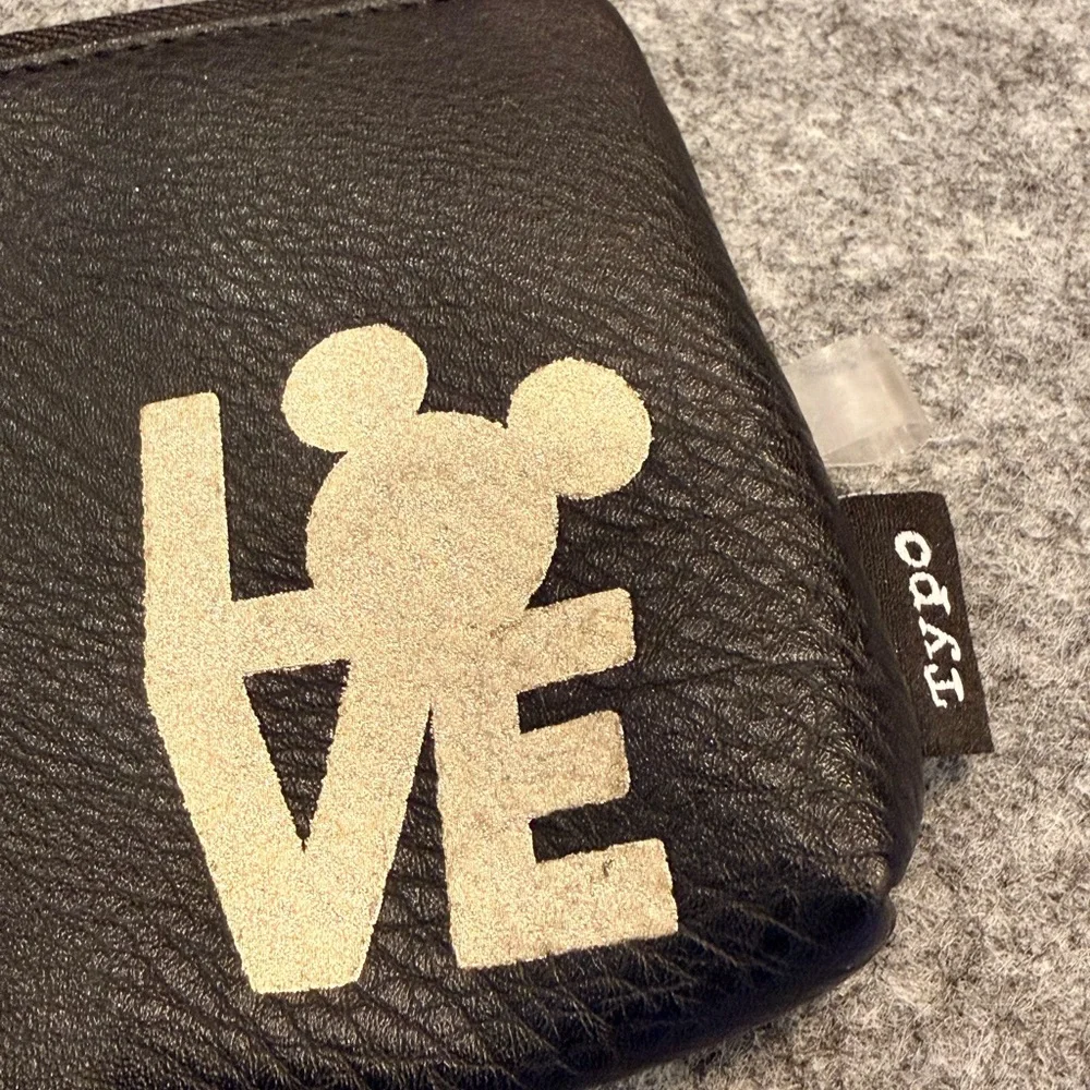 Typo Disney Bag . Black with‎ “Love” in gold.